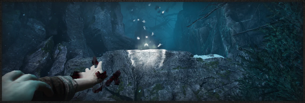 Shadowstep target across a ruined passage