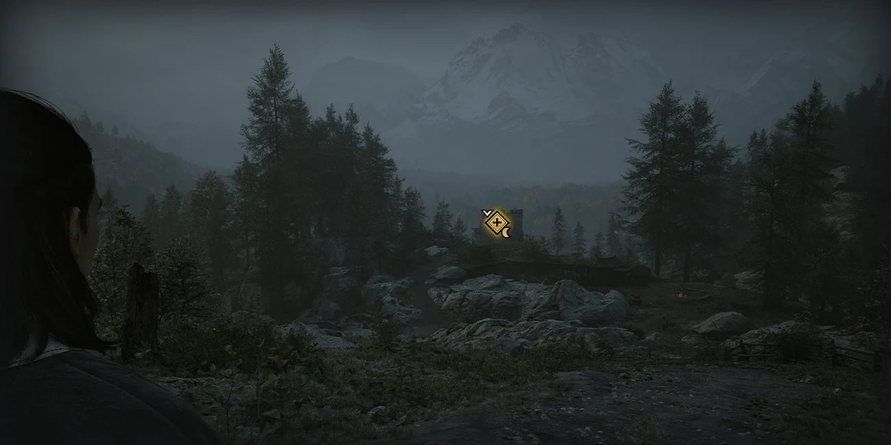 Your first night after the prologue: towers, healing, and a usable loadout